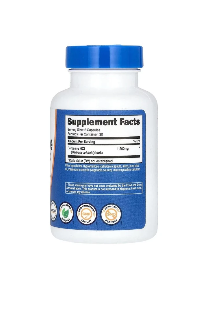 Nutricost Berberine HCl 1200 Mg 60 Kapsül
