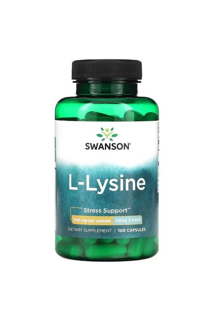 L-Lysine 500 mg 100 Kapsül.usa menşei.dmmedicine'den
