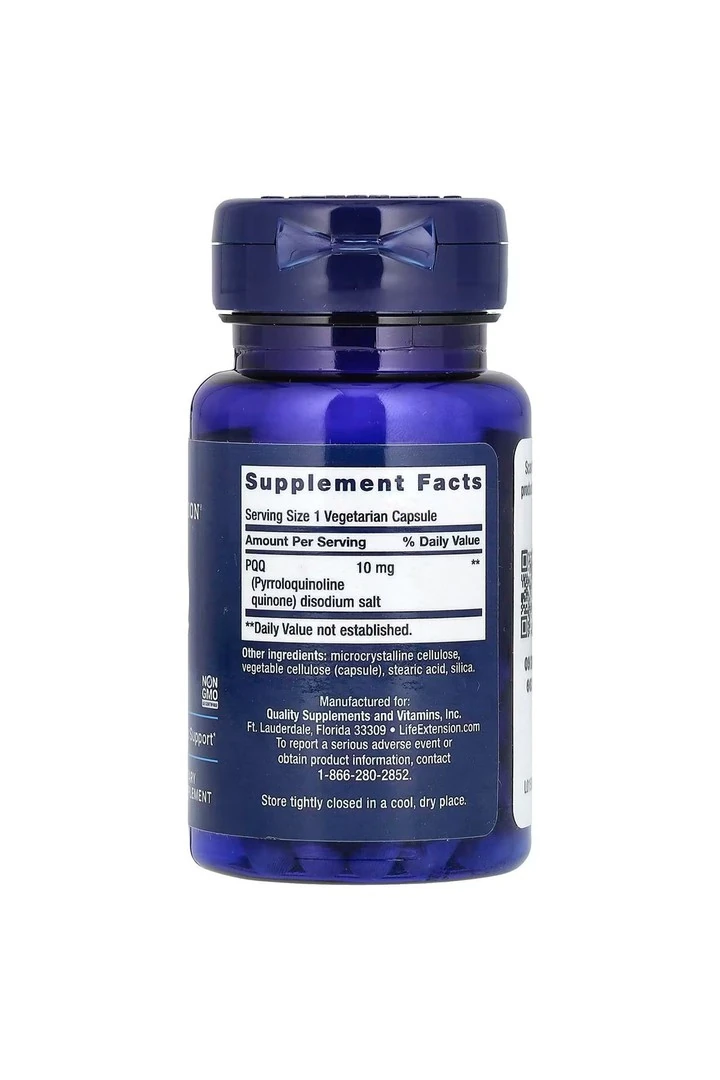 PQQ Caps, 10 mg, 30 Vegetarian Capsules