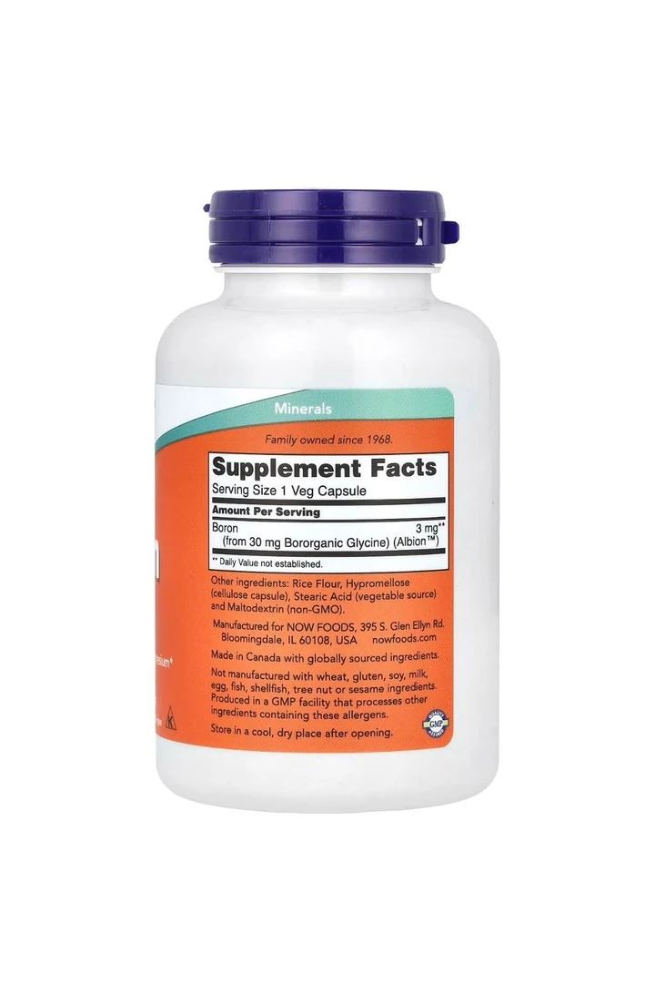 Now Foods Boron 3 Mg 250 Veggie Kapsül