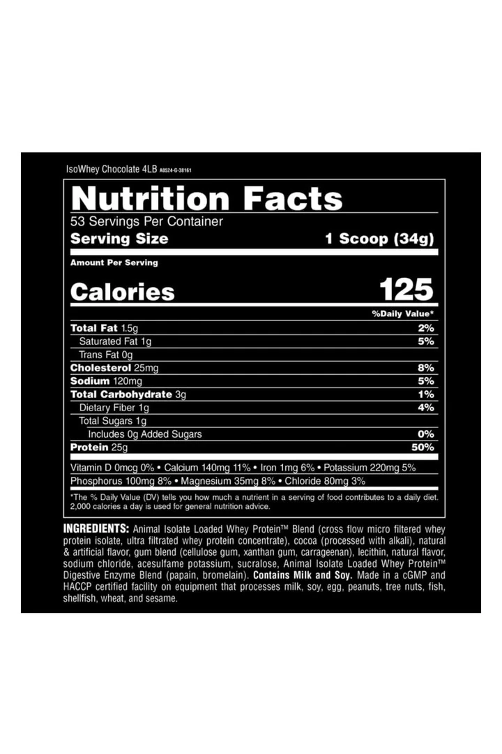 Animal Isolate Loaded Whey Protein Tozu 1.81 kg.