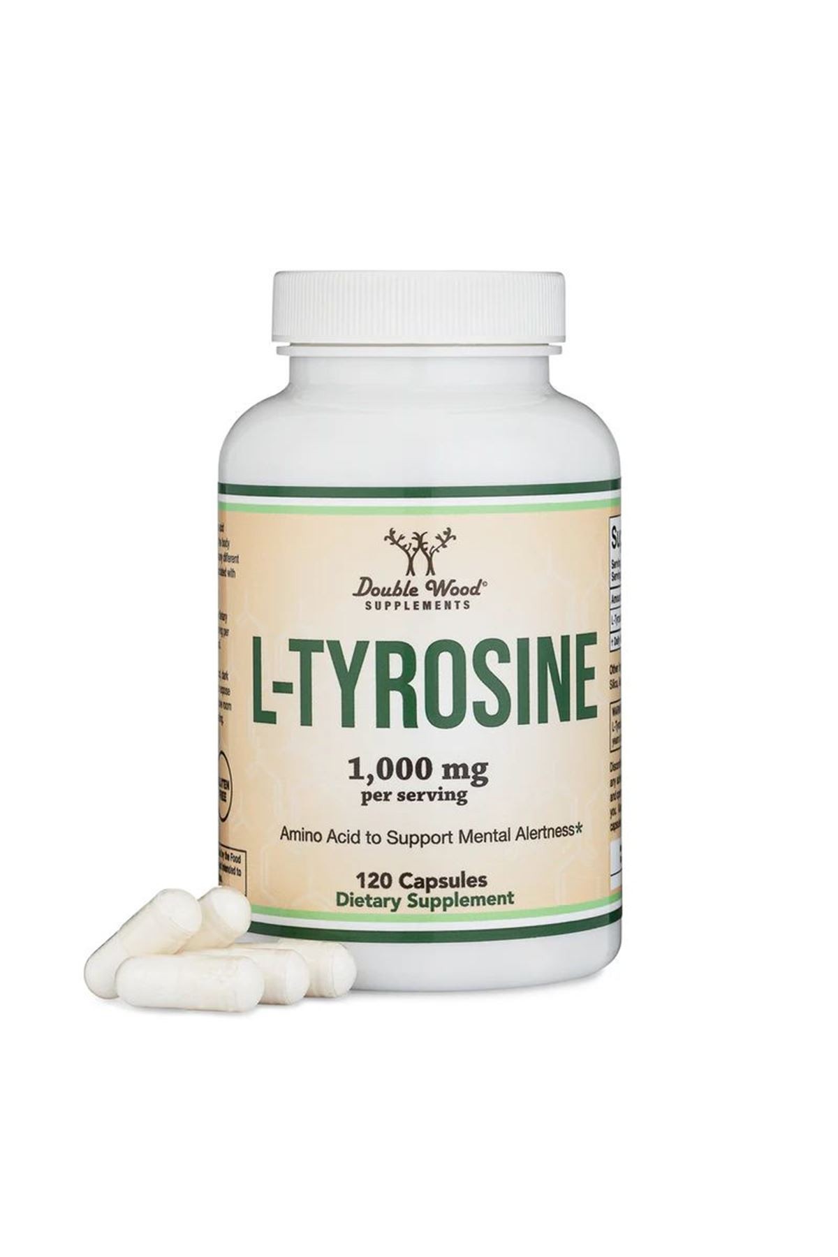 L-Tyrosine 1,000mg 120 Veg.Kapsül.usa.menşei
