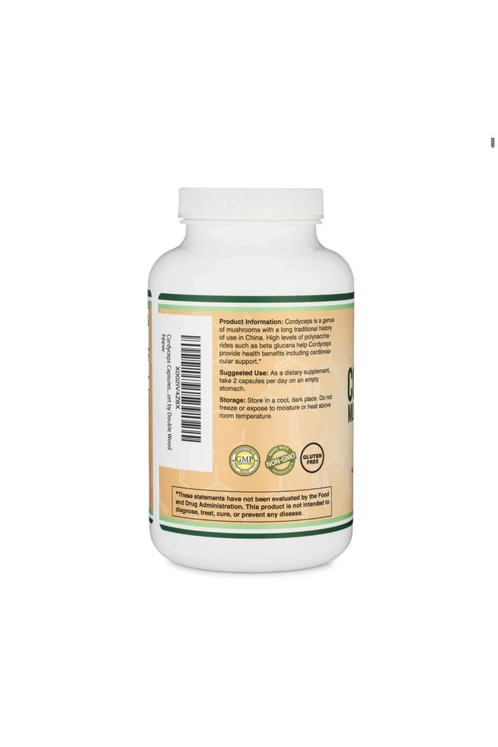 Double Wood Cordyceps Mushroom - 1000 Mg 210 Kapsül