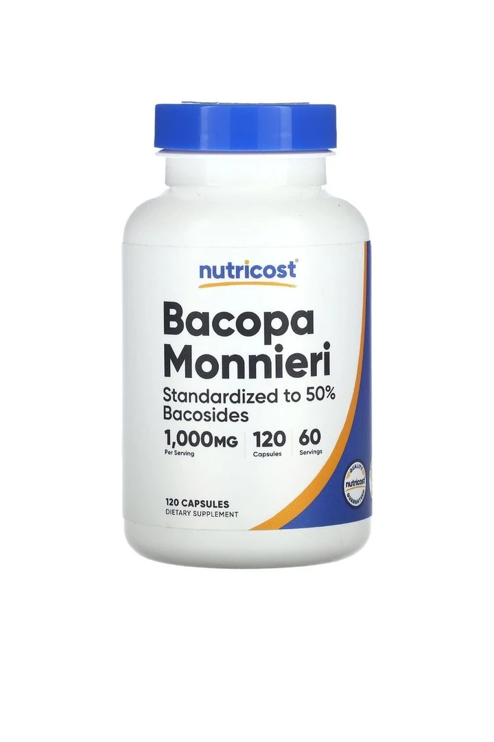 Nutricost Bacopa Monnieri 1000 Mg 120 Kapsül.usa menşei.dmmedicine'den