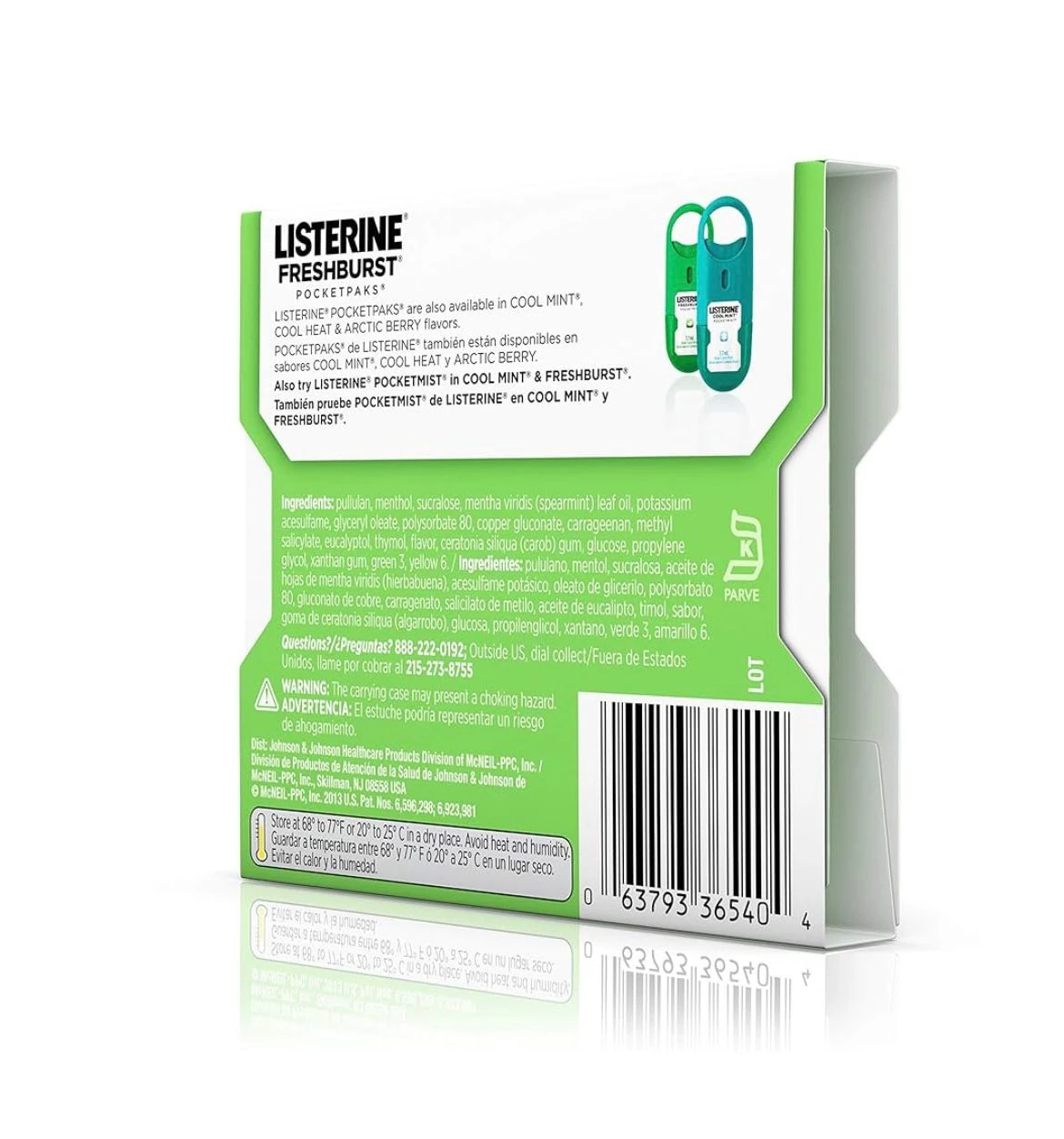Listerine Freshburst Pocketpaks 24'lü