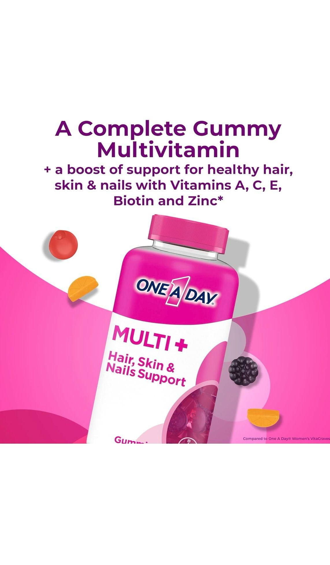 Multi + Hair Skin & Nails Support ++ 120 Gummies