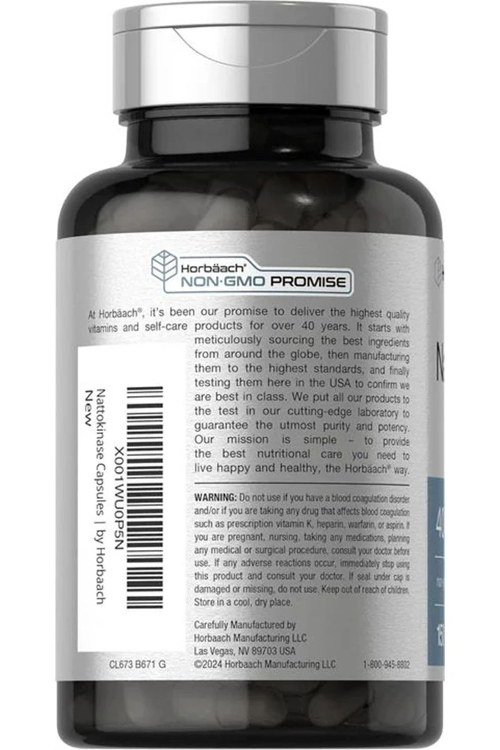 NATTOKINASE 4000 FU PER SERVING | 150 CAPSULES