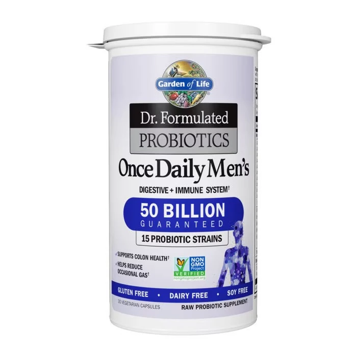 Dr. Formulated Once Daily Men's 50 billion Digestive + Immune System 30 Kapsül