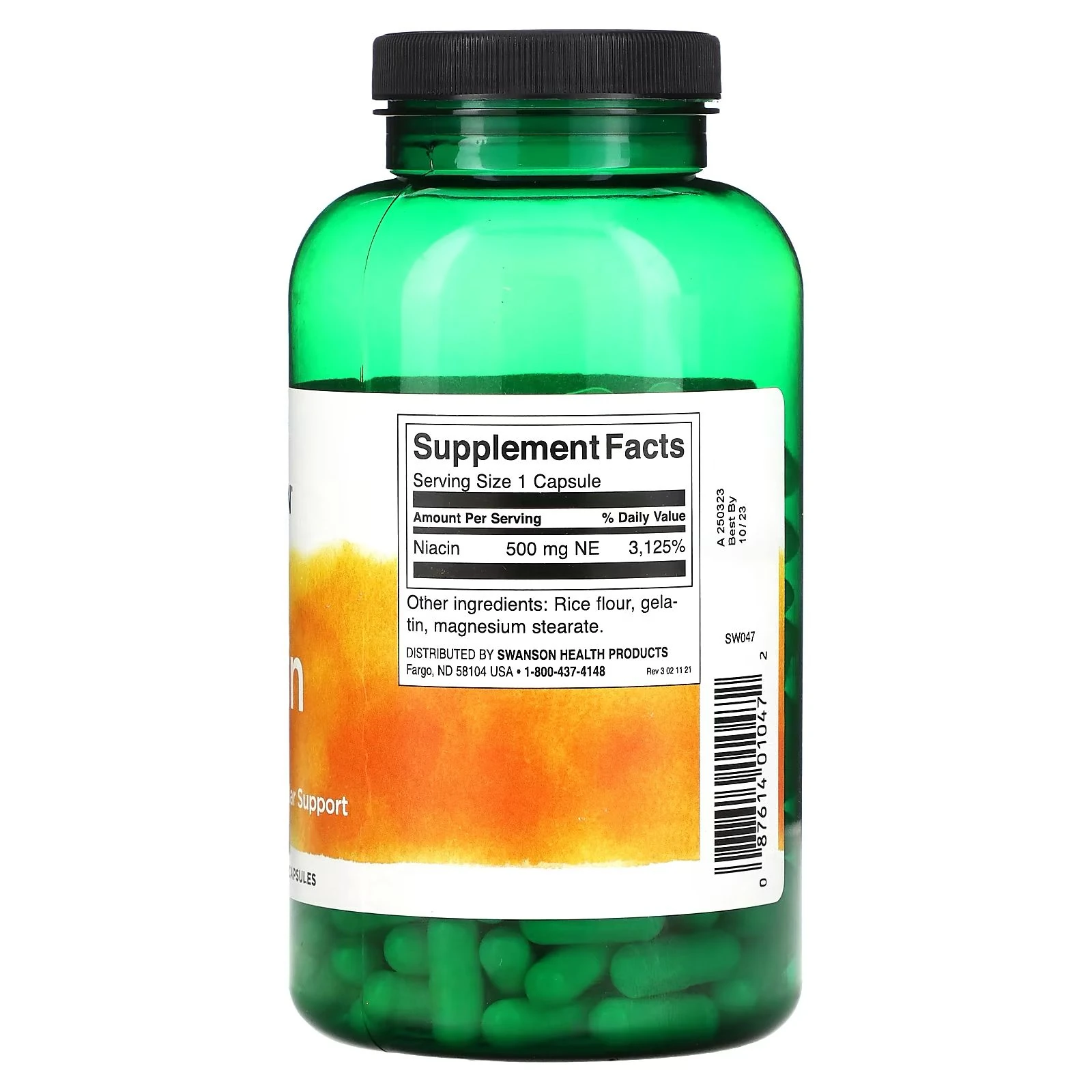 Niacin 500 mg 250 Kapsül
