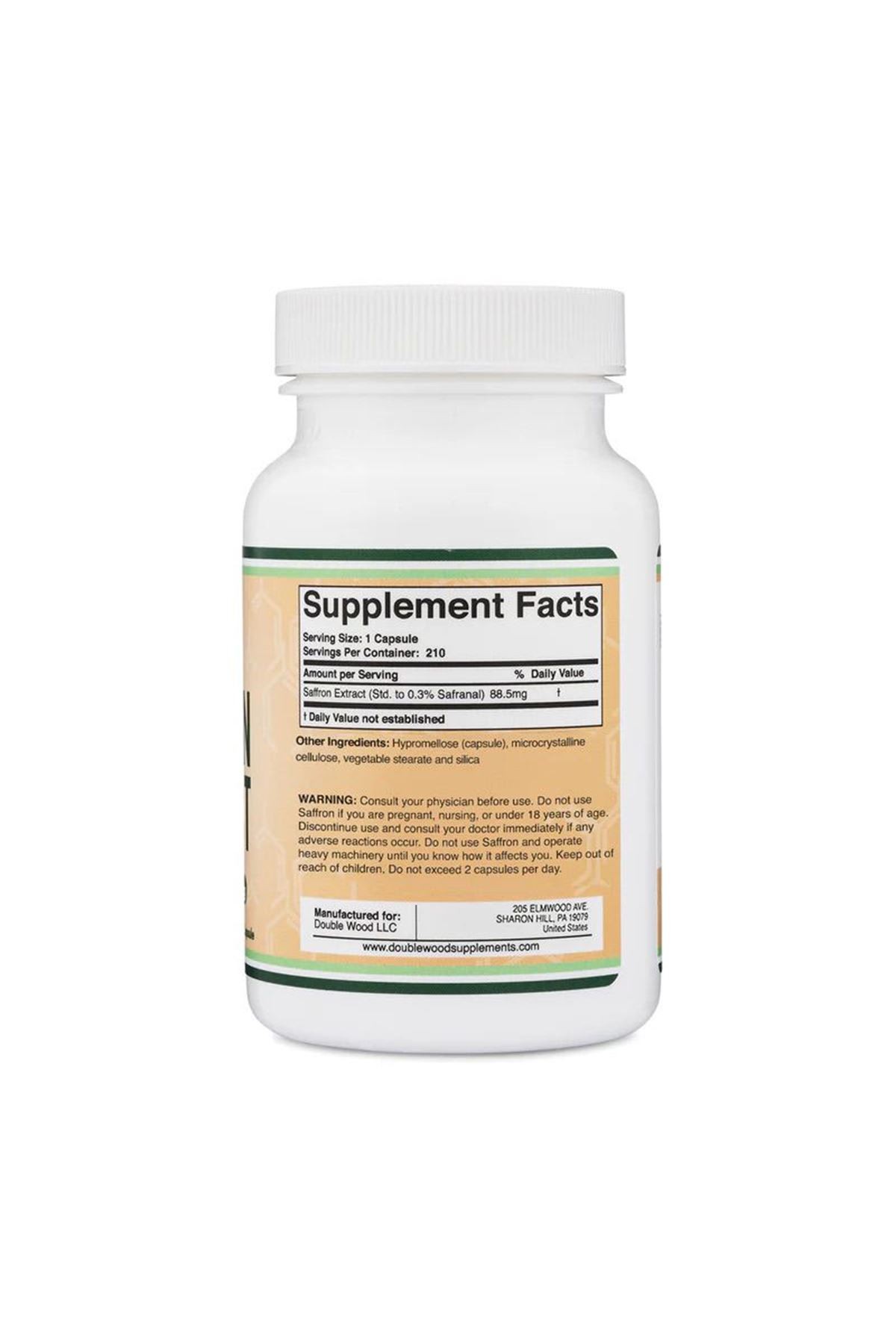 Saffron Extract 88,5 mg 210 Veg.Kapsül.usa vers.