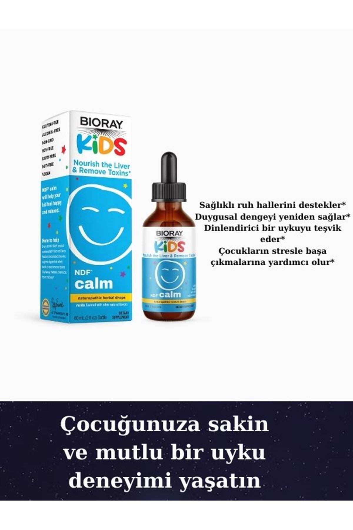 bioray , Kids, Ndf calm ,  2 Fl Oz (60 Ml) usa vers
