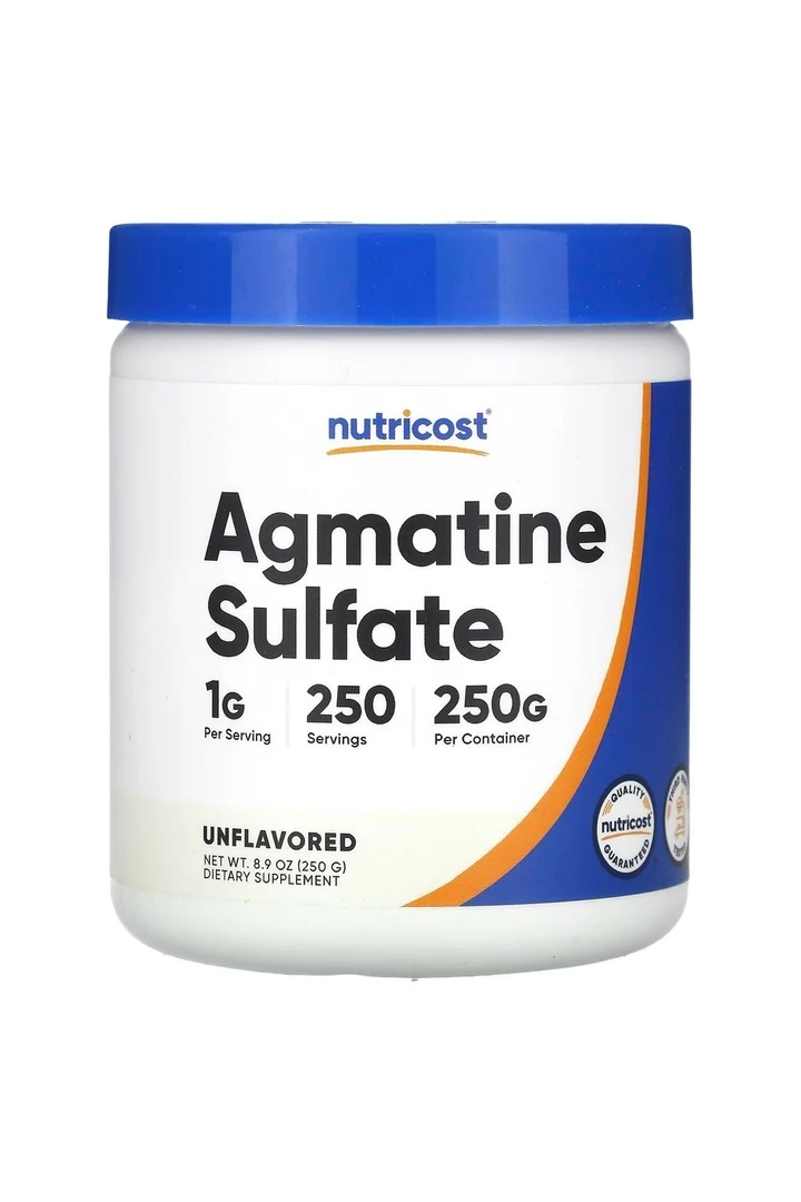 Nutricost, Agmatin Sülfat, 1 Gr. 250 Kapsül Servis