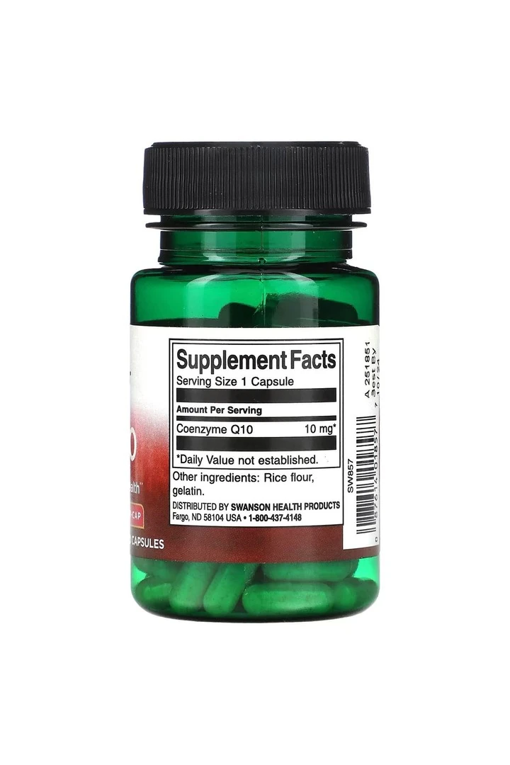 CoQ10, 10 mg, 100 Yumuşak Jel