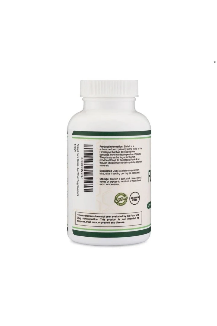 Double Wood Shilajit Resin - 500 mg 120 Kapsül