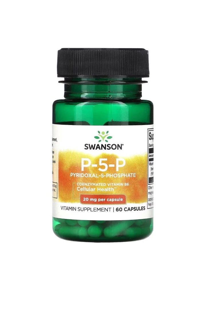 Swanson, P-5-P, 20 Mg, 60 Kapsül
