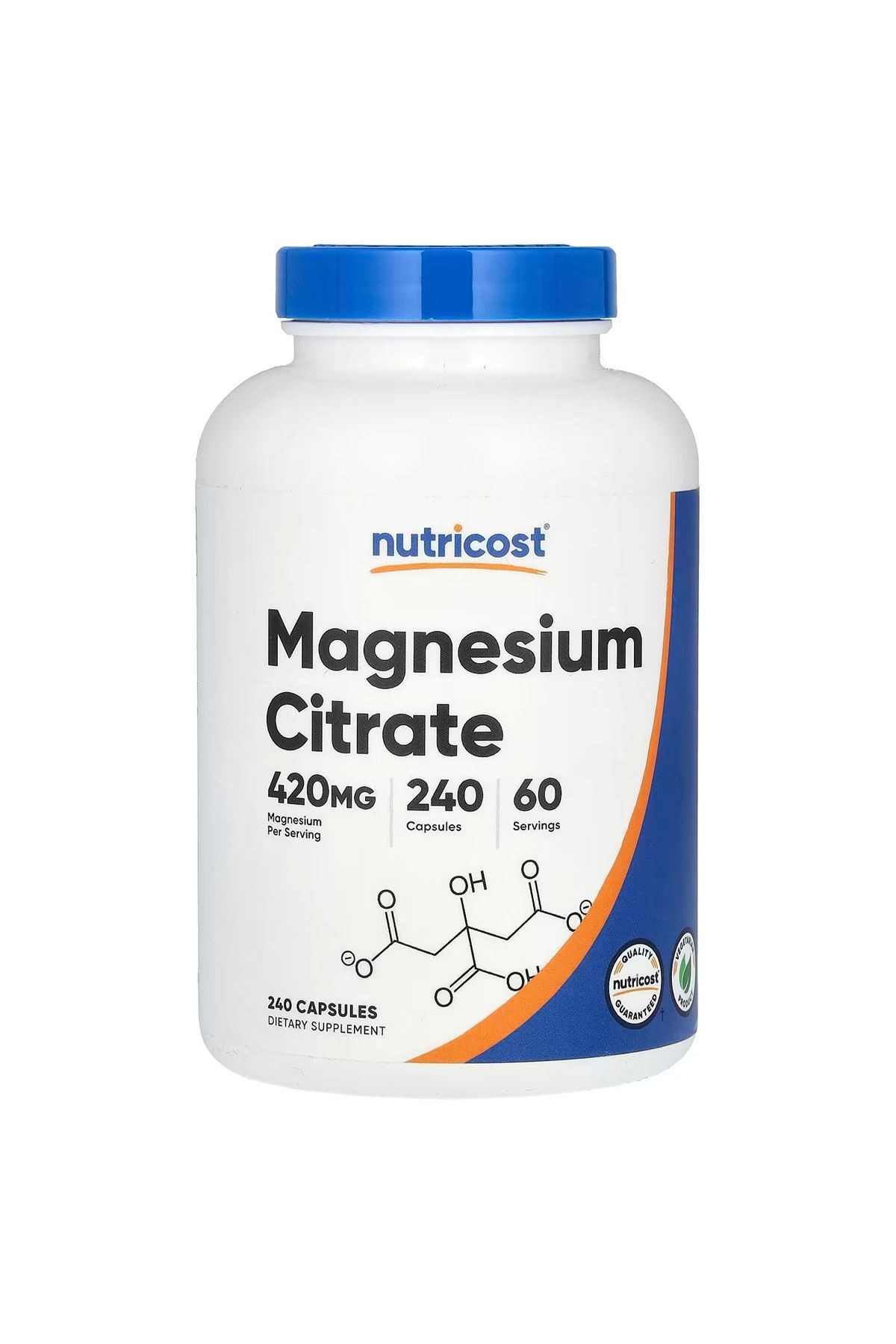 Magnezyum Sitrat, 420 mg, 240 Kapsül