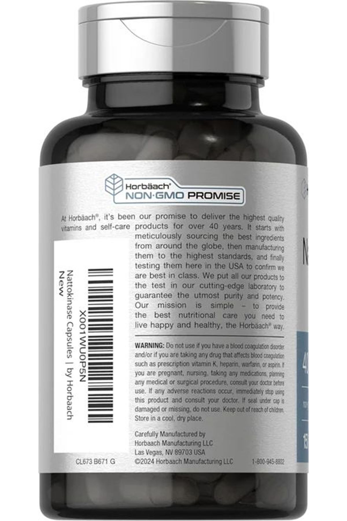 NATTOKINASE 4000 FU PER SERVING | 150 CAPSULES