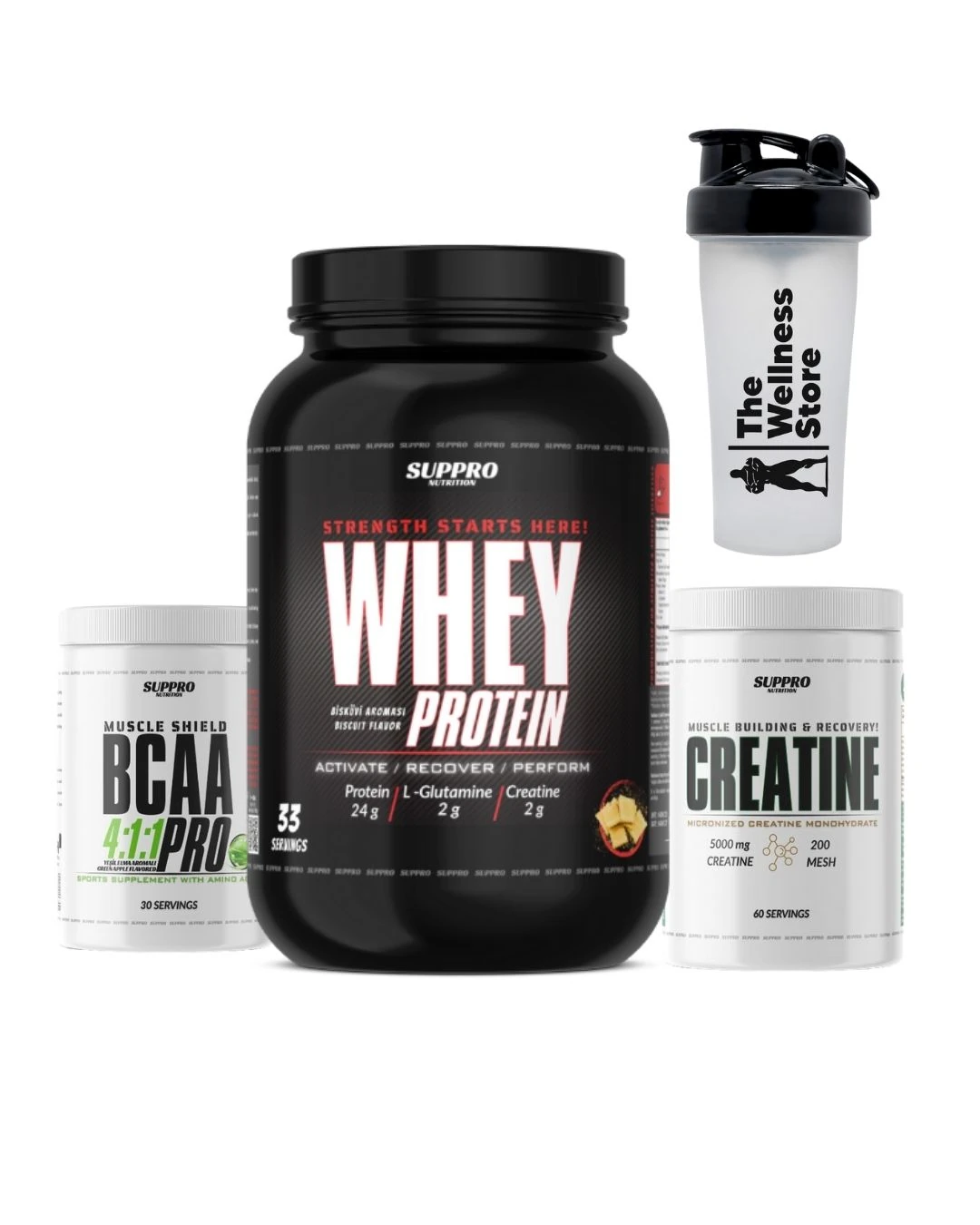 Fitness Paketi Whey Protein / Creatin / Bcaa
