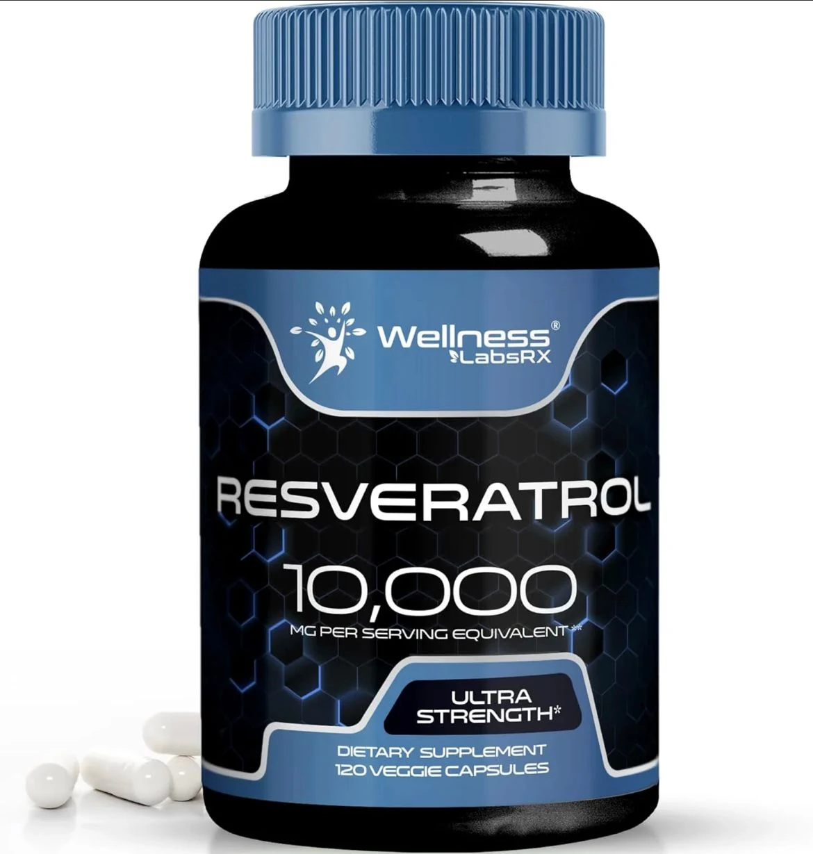 Resveratrol 10,000 ultra strength 120 Kapsül