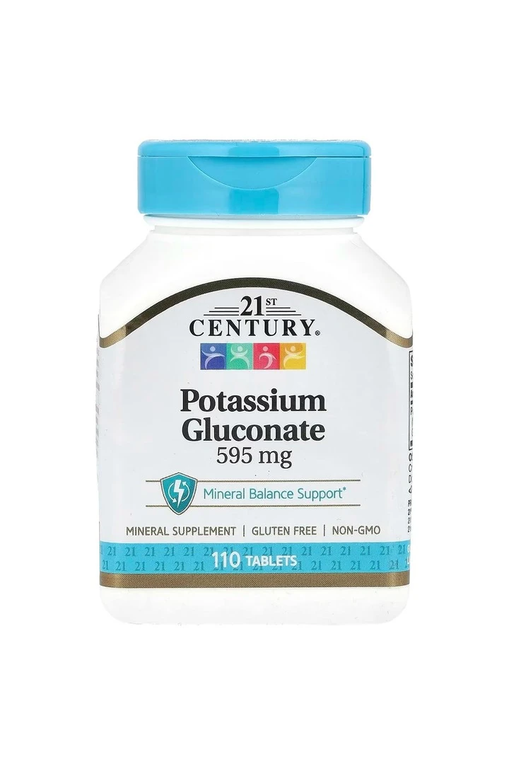 Potasyum Glukonat, 595 mg, 110 Tablet
