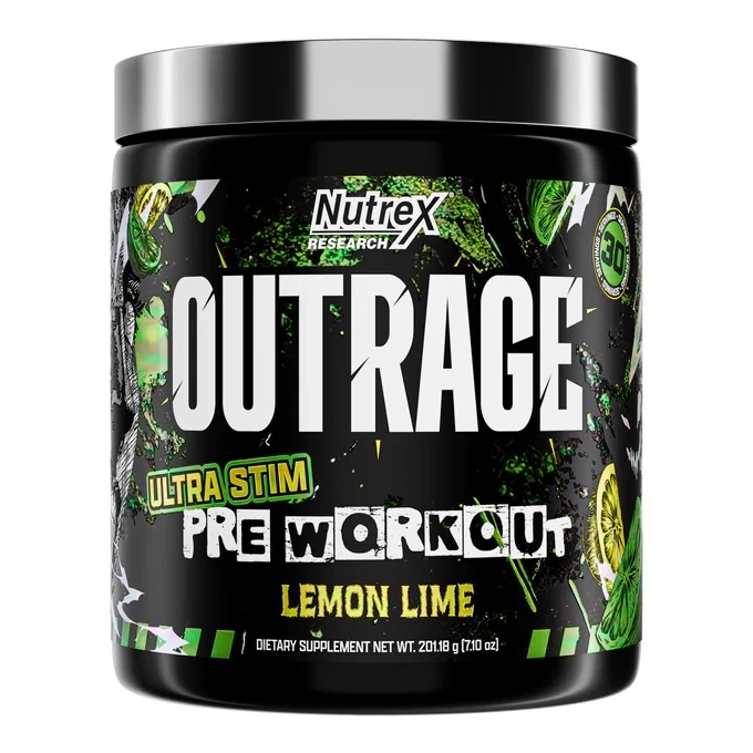 NutrexUltra Stim Pre-Workout: Energy, Focus & Power Lemon Lıme 209.64 g.