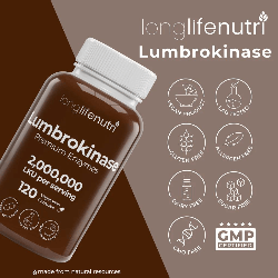 Lumbrokinase 2,000,000 LKU - 120 Veg. Kapsül