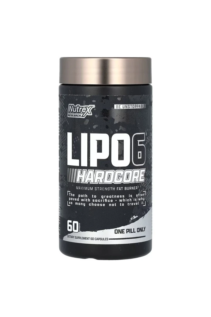Nutrex Research, LIPO-6 - Hardcore - Maksimum Güç, 60 Kapsül