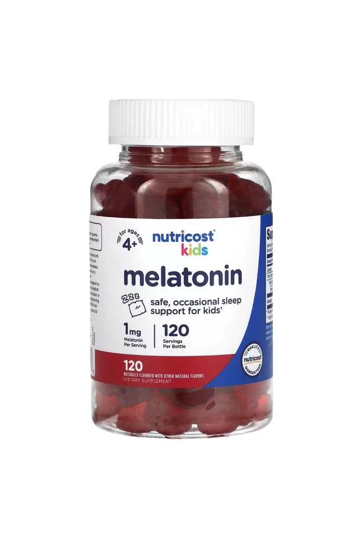 Nutricost Kids +4 Yaş Melatonin 1 Mg 120 Kapsül