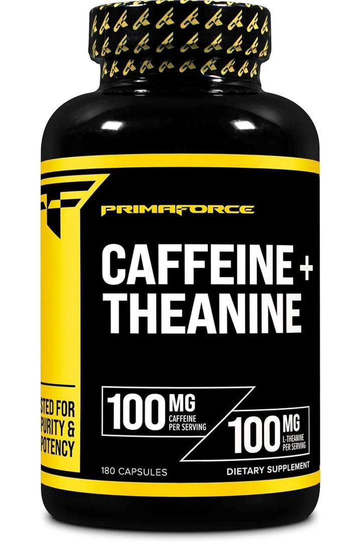 PrimaForce Caffeine + Theanine 100 Mg 180 Kapsül