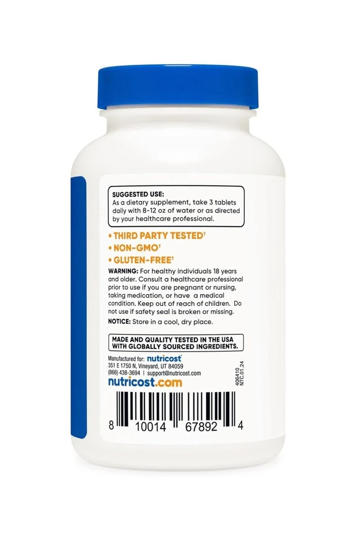 Calcium Magnezyum & Zinc - 1000mg calcium - 400 mg magnezyum - 60 Servis 180 Kapsül.usa menş