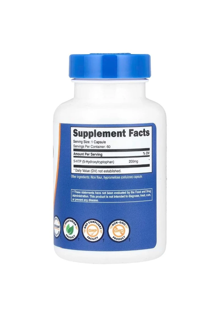 Nutricost 5-HTP 200 Mg 60 Kapsül