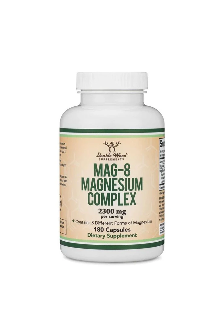 Mag-8 Magnesium Complex 2300 mg 180 Veg.Kapsül.usa vers.