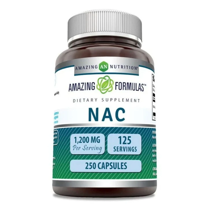 NAC (N-Acetyl-L-Cysteine) Supplement | 600 Mg per Serving | 250 Capsules