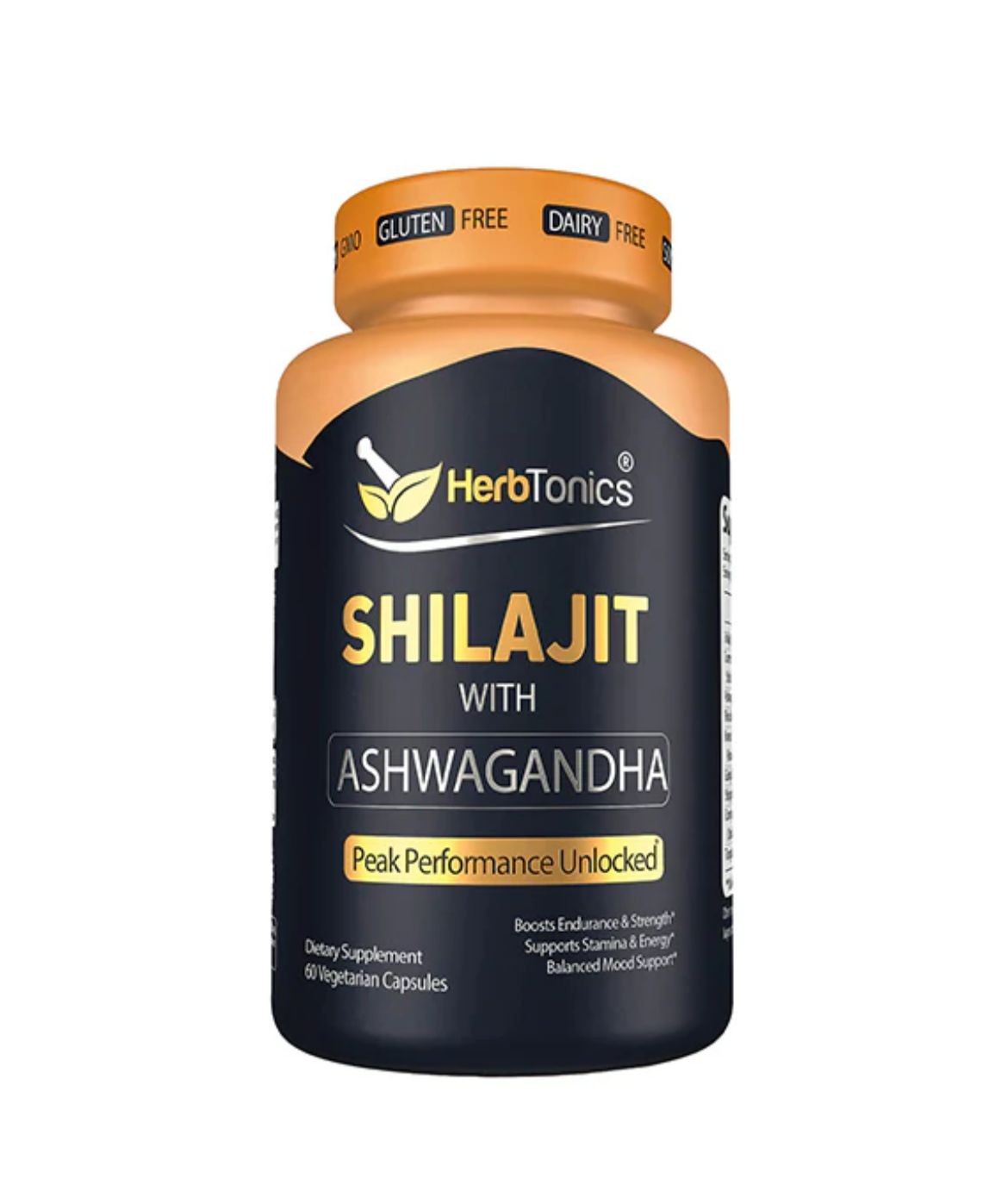 Shilajit for Men & Women with Ashwagandha, Korean Red Ginseng, Rhodiola Rosea, Ginkgo Biloba, Tongkat Ali | Fulvic Acid & Trace Minerals for Stamina & Immunity | 60 Vegan