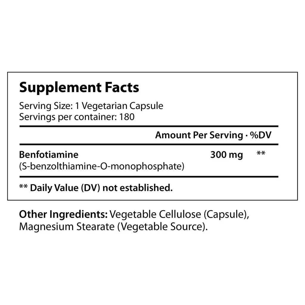 Benfotimaine 300 mg 180 Kapsül