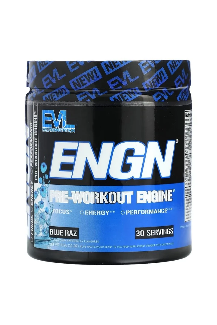 ENGN Pre-Workout-Engıne Blue Ram 312 g. 30 Servis.usa menş.