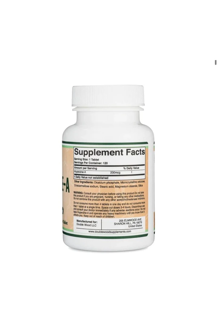 Huperzine A 200 Mcg 120 Tablet. Usa Version