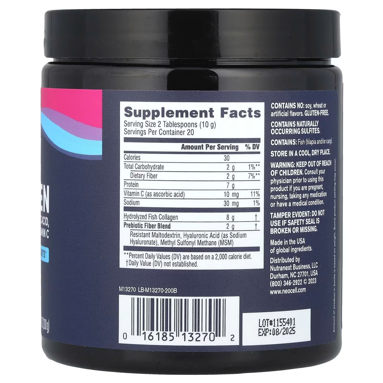 Marine Collagen 8g collagen 20 servis-7 oz - 200 gr.