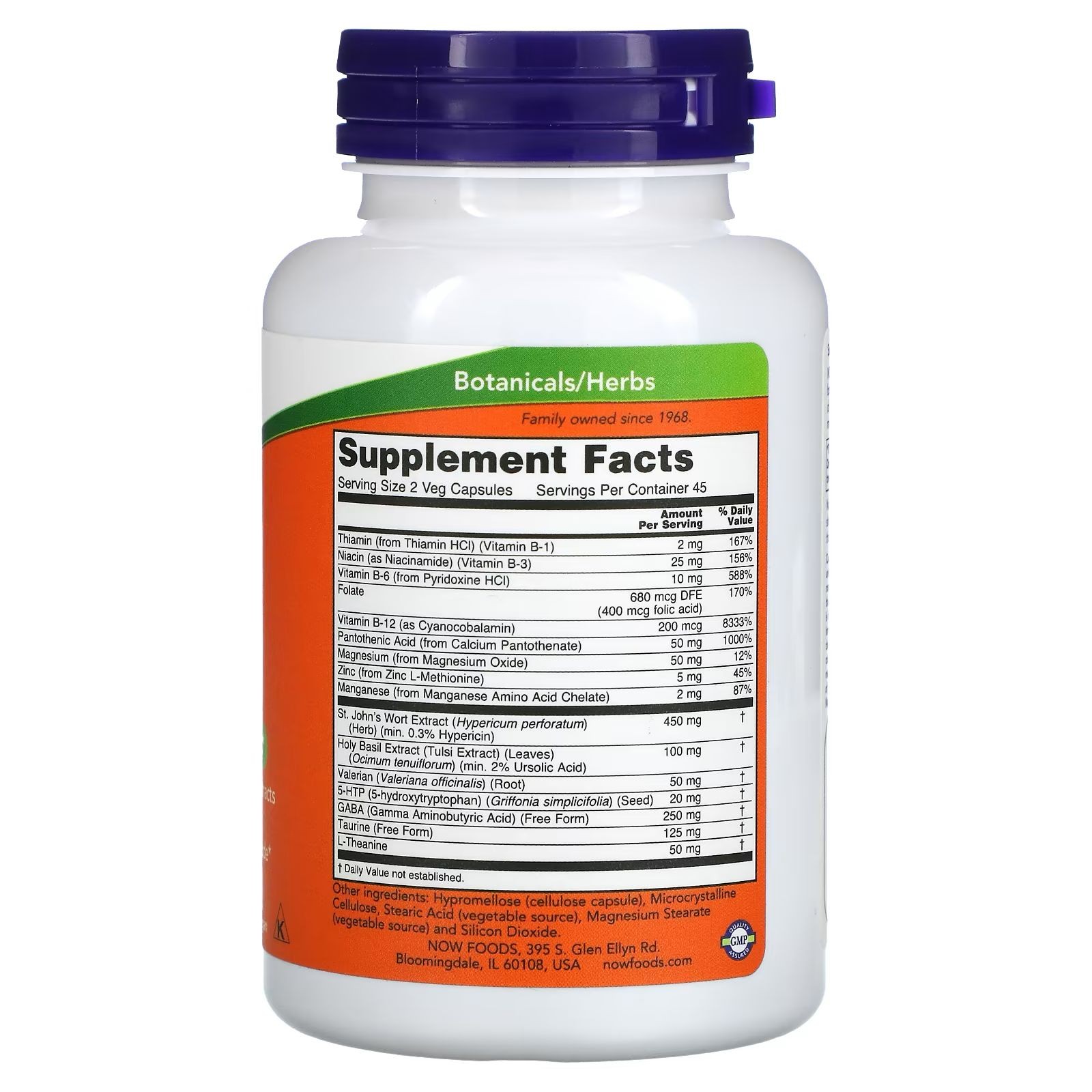 Mood Support with St. John's Wort, 90 Veg Capsules