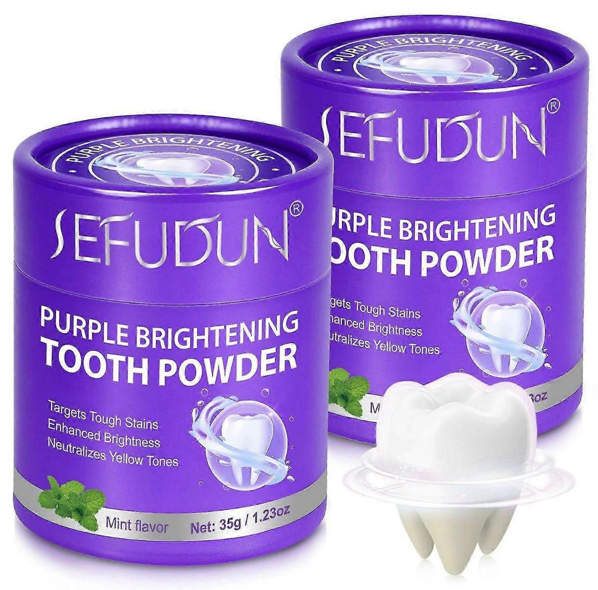 Mor Renkli Beyazlatıcı Diş Tozu