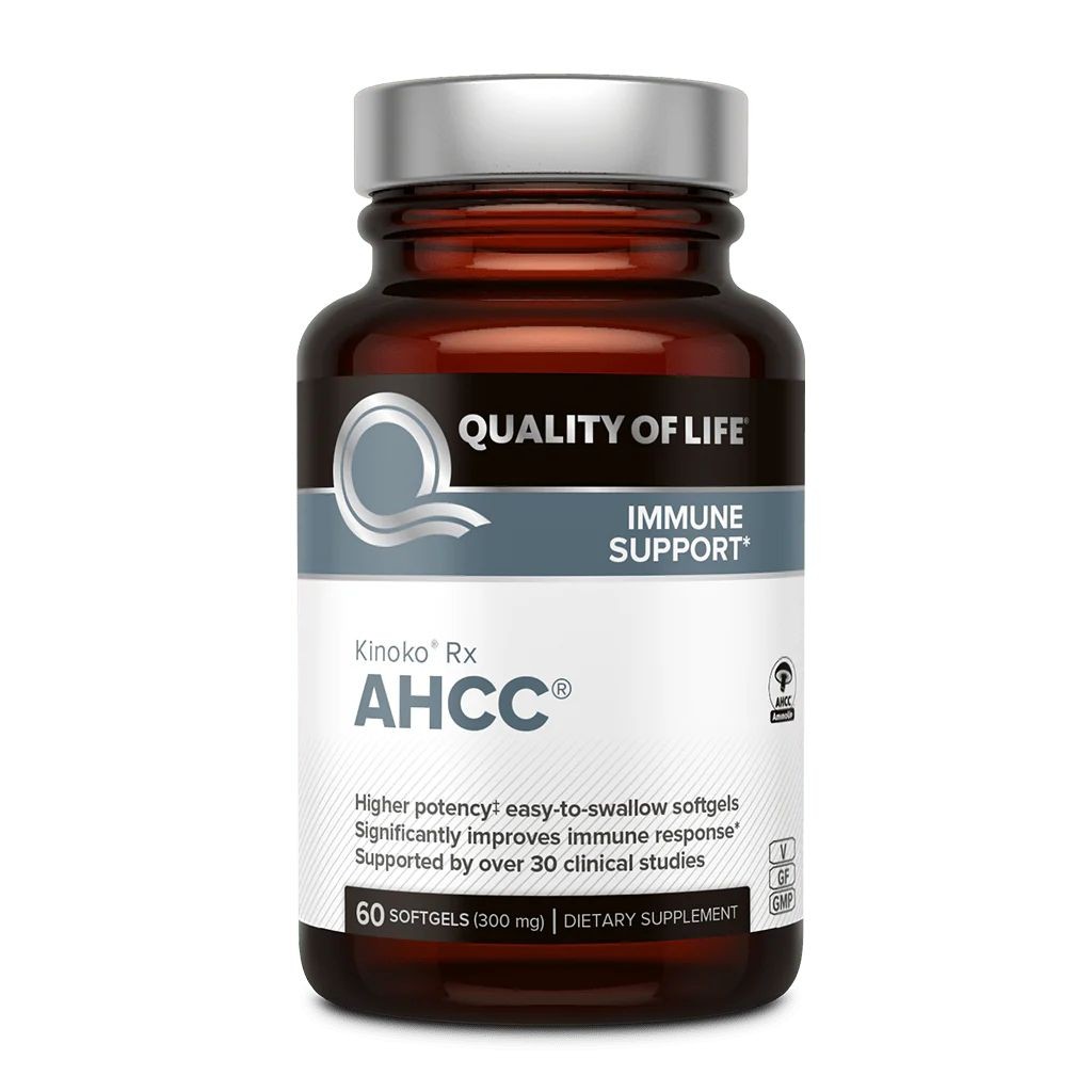 Kinoko Rx AHCC 300 mg 60 Softgels | usa menş.
