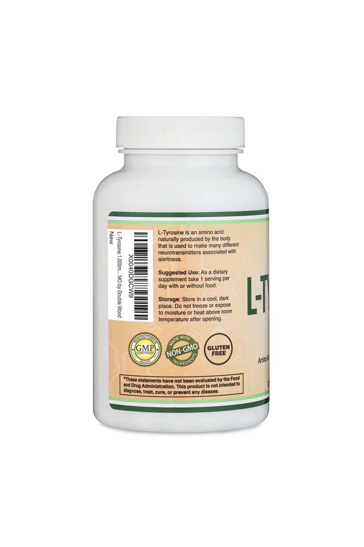 L-Tyrosine 1,000mg 120 Veg.Kapsül.usa.menşei