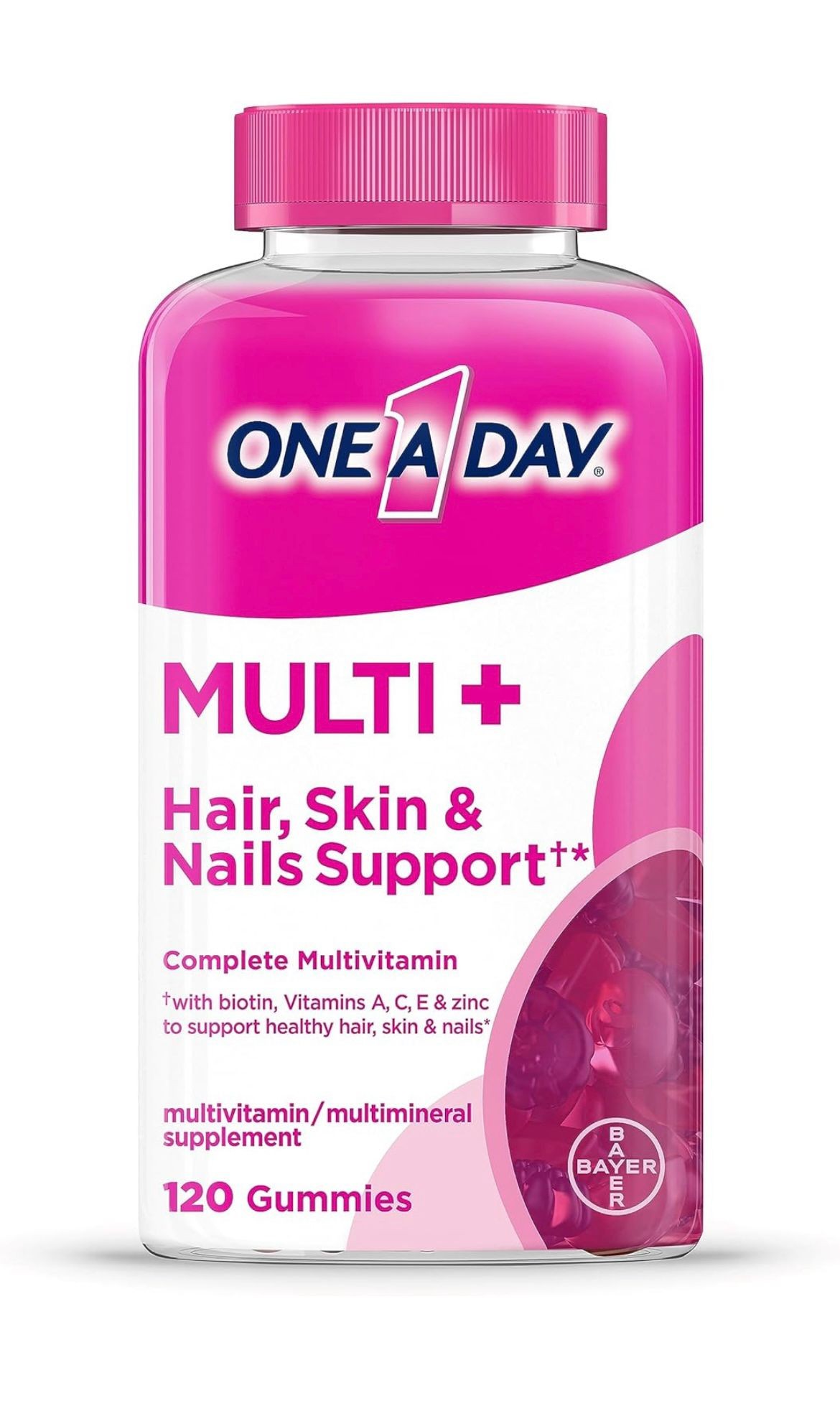 Multi + Hair Skin & Nails Support ++ 120 Gummies