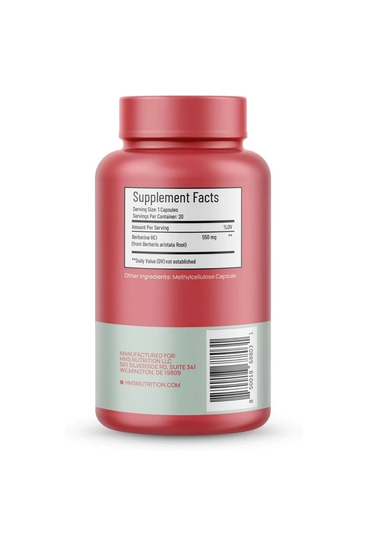 Berberine 550 mg - 120 Dietary Kapsül