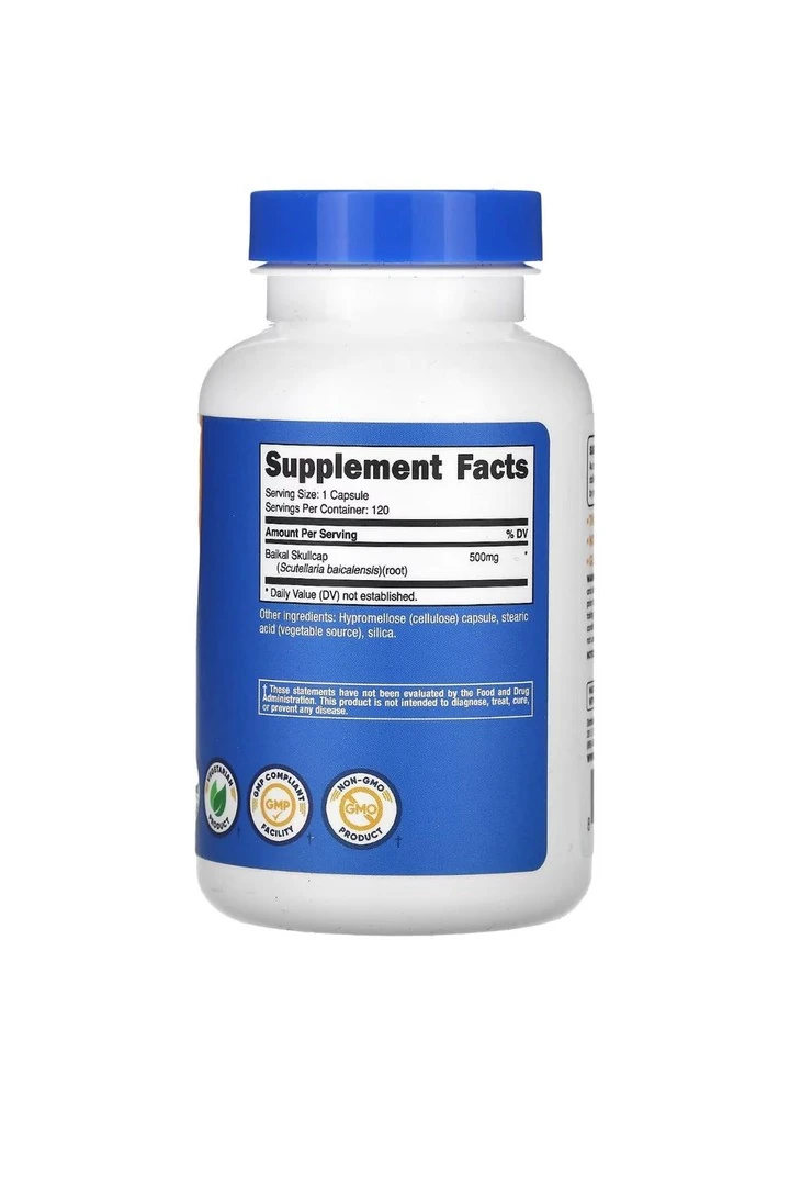Nutricost Baikal Skullcap 500 Mg 120 Kapsül