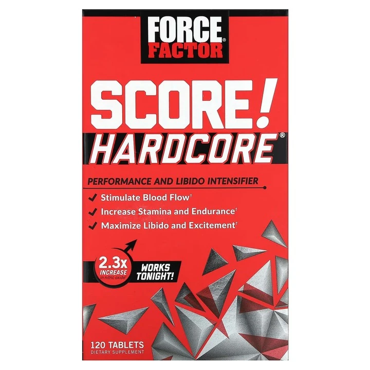 SCORE! Hardcore®, Performance and Libido Intensifier, 120 Tablets