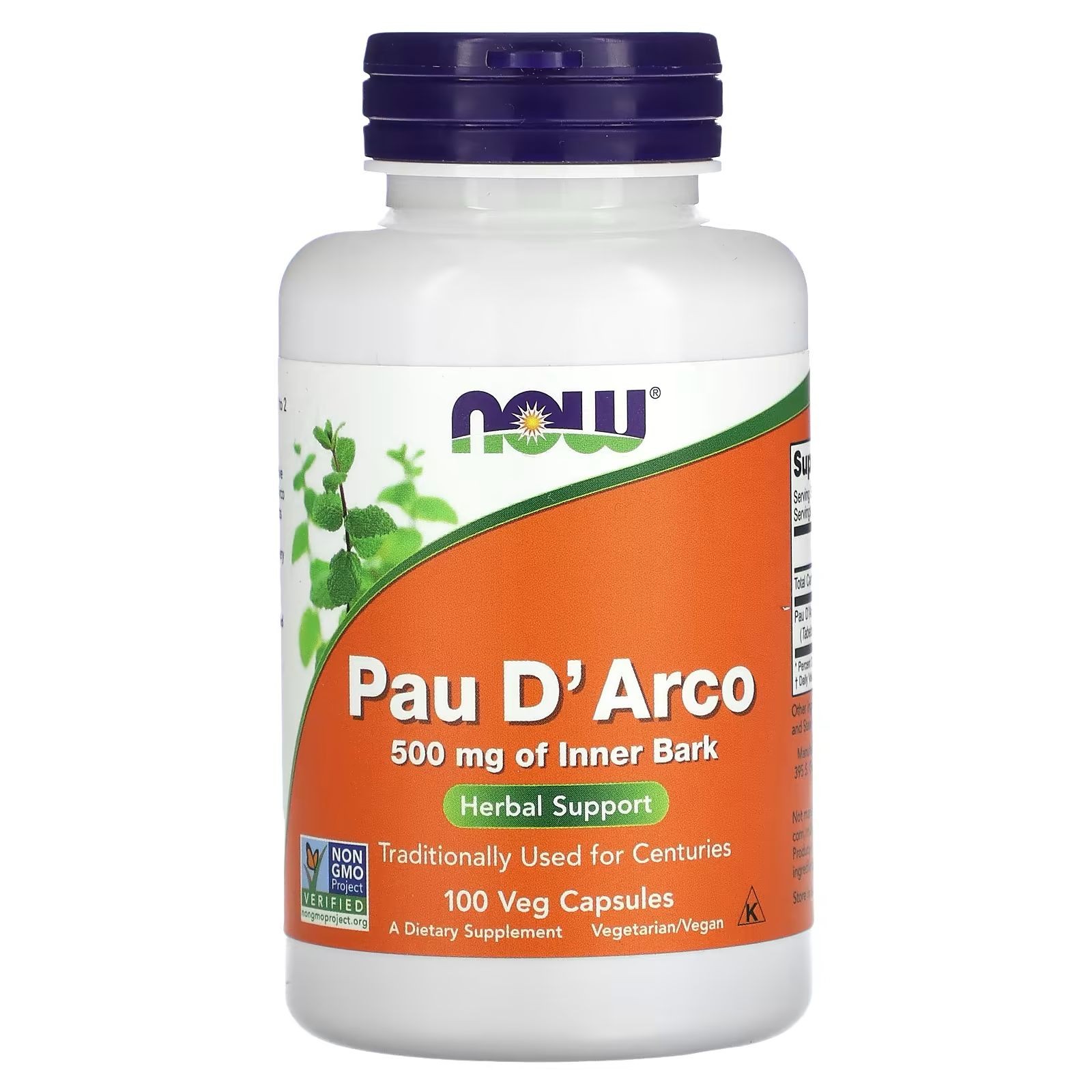 Pau D' Aeco 500 mg of ınner bark 100 veg kapsül