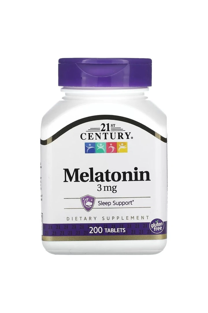 Melatonin, 3 mg, 200 Tablets