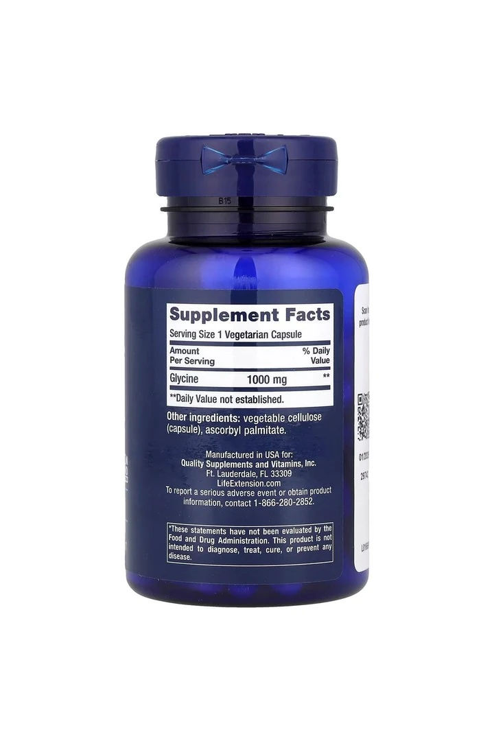 Glyci.ne 1000 mg 100 veg. Kapsül .usa menşei. dmmedicine'den