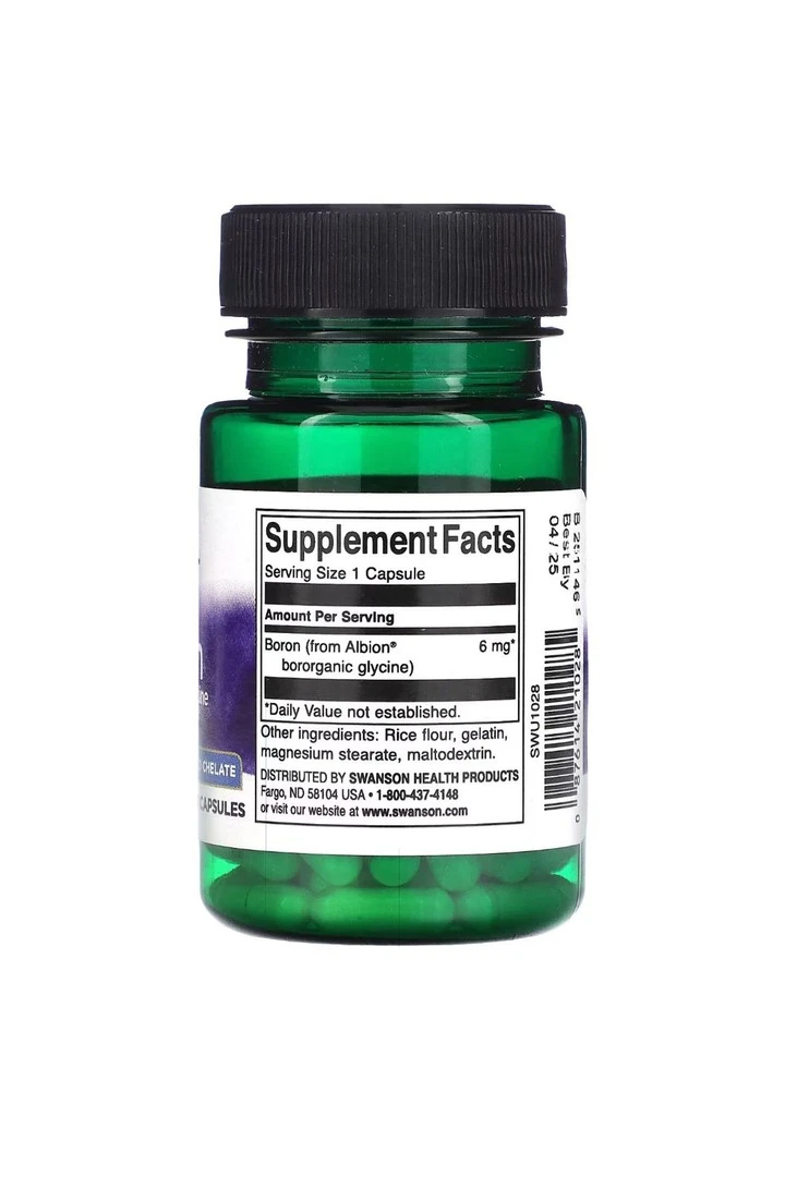 Swanson Albion Boron 6 Mg 60 Kapsül